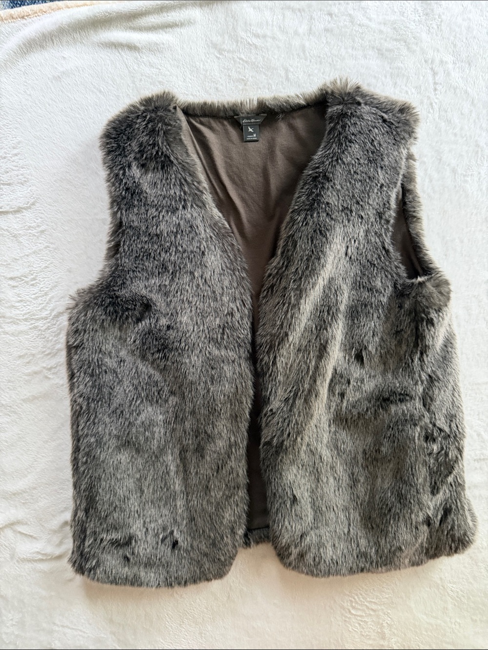 Eddie Bauer  Faux Fur women’s  Vest
